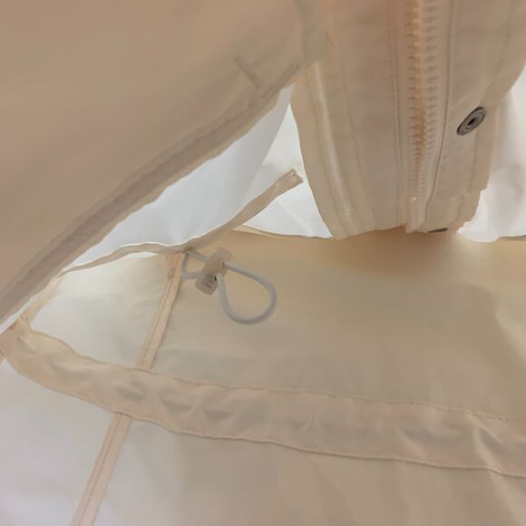 Nike Sportswear M65 Woven Jacket Womens XS Coconut Milk/Sesame Snap Button Zip - Picture 12 of 16